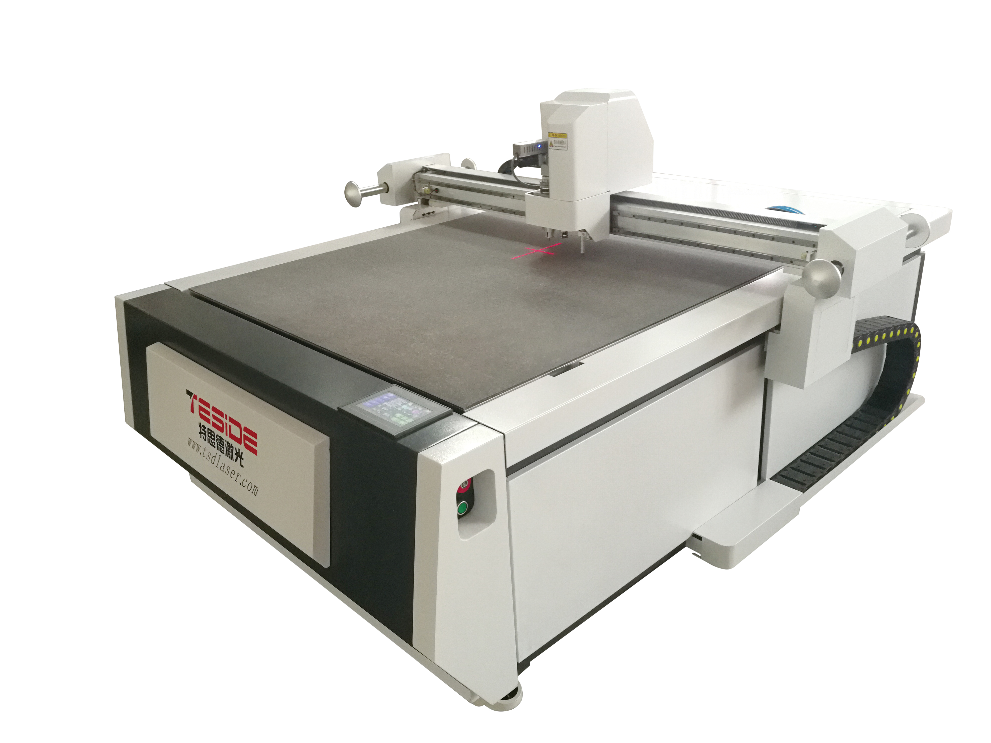 M&aacute;quina de corte com faca oscilante plana TSD-HC1713